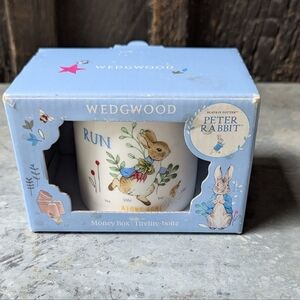 Wedgwood Peter Rabbit Money Box NWT